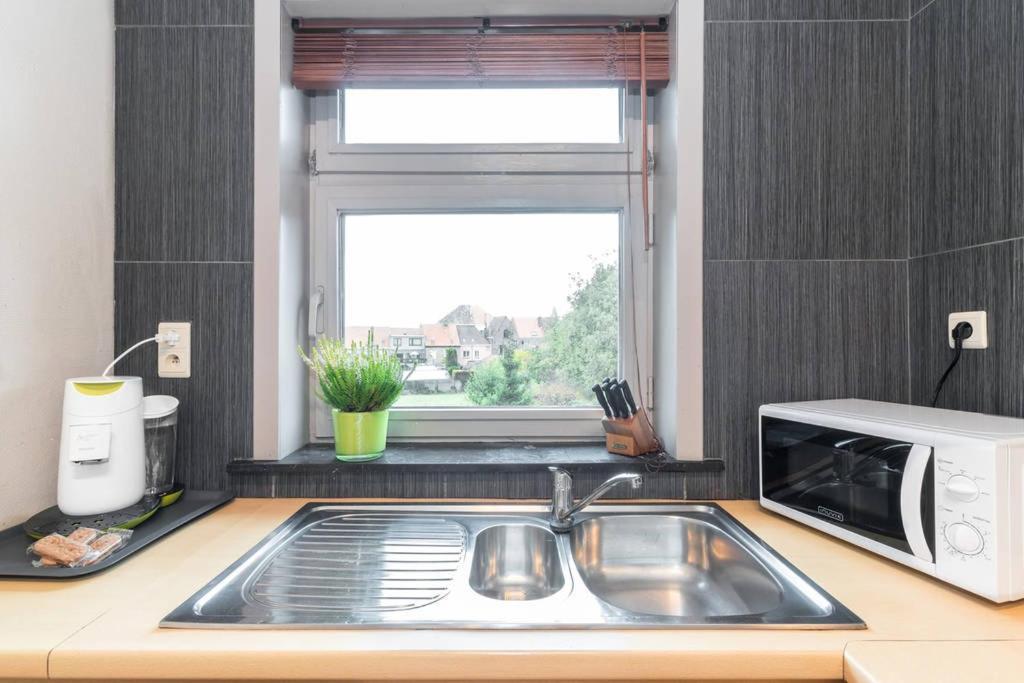 Charmant Appartement Met Zicht Damse Vaart @Brugge Exterior foto